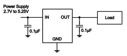 应用电路图 - Diodes Incorporated AP2331TD负载开关